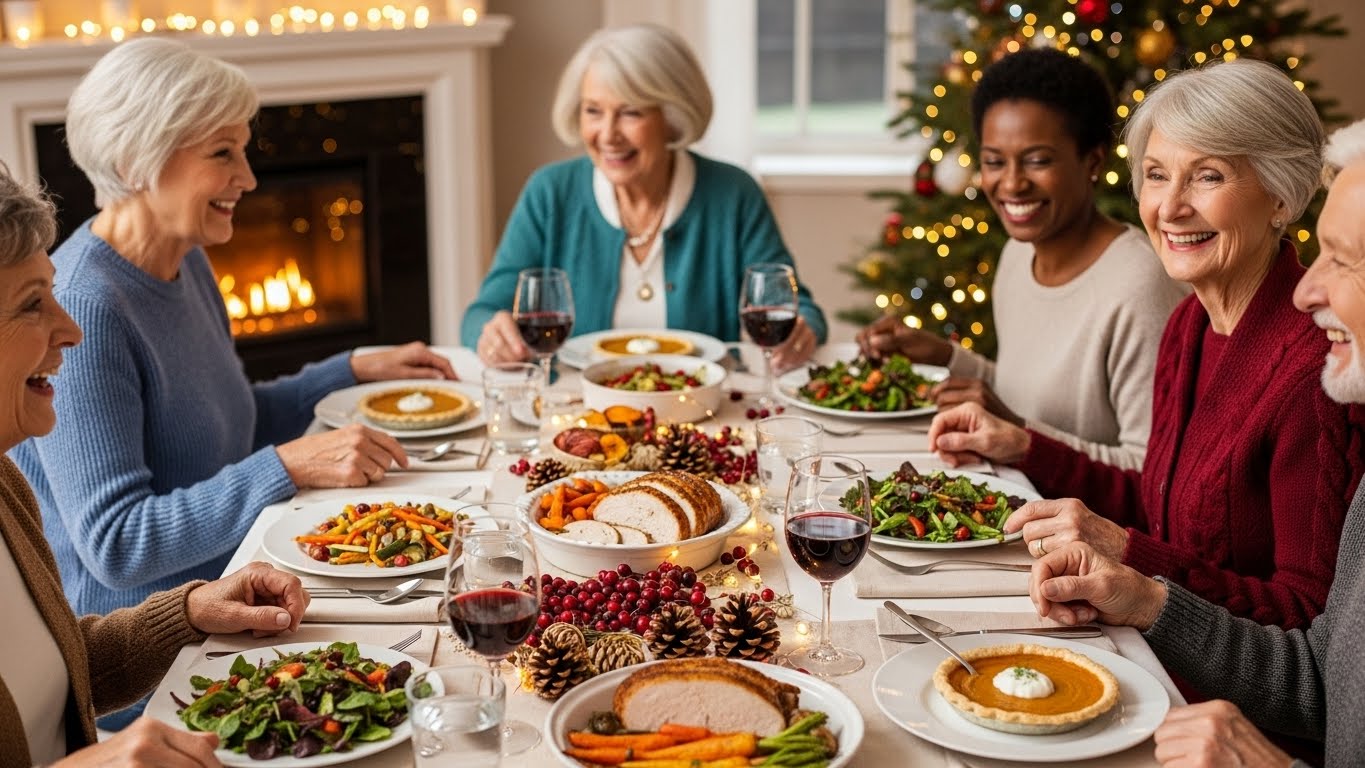 Saúde e Sabor: Como Cuidar da Alimentação dos Idosos nas Festas de Fim de Ano
